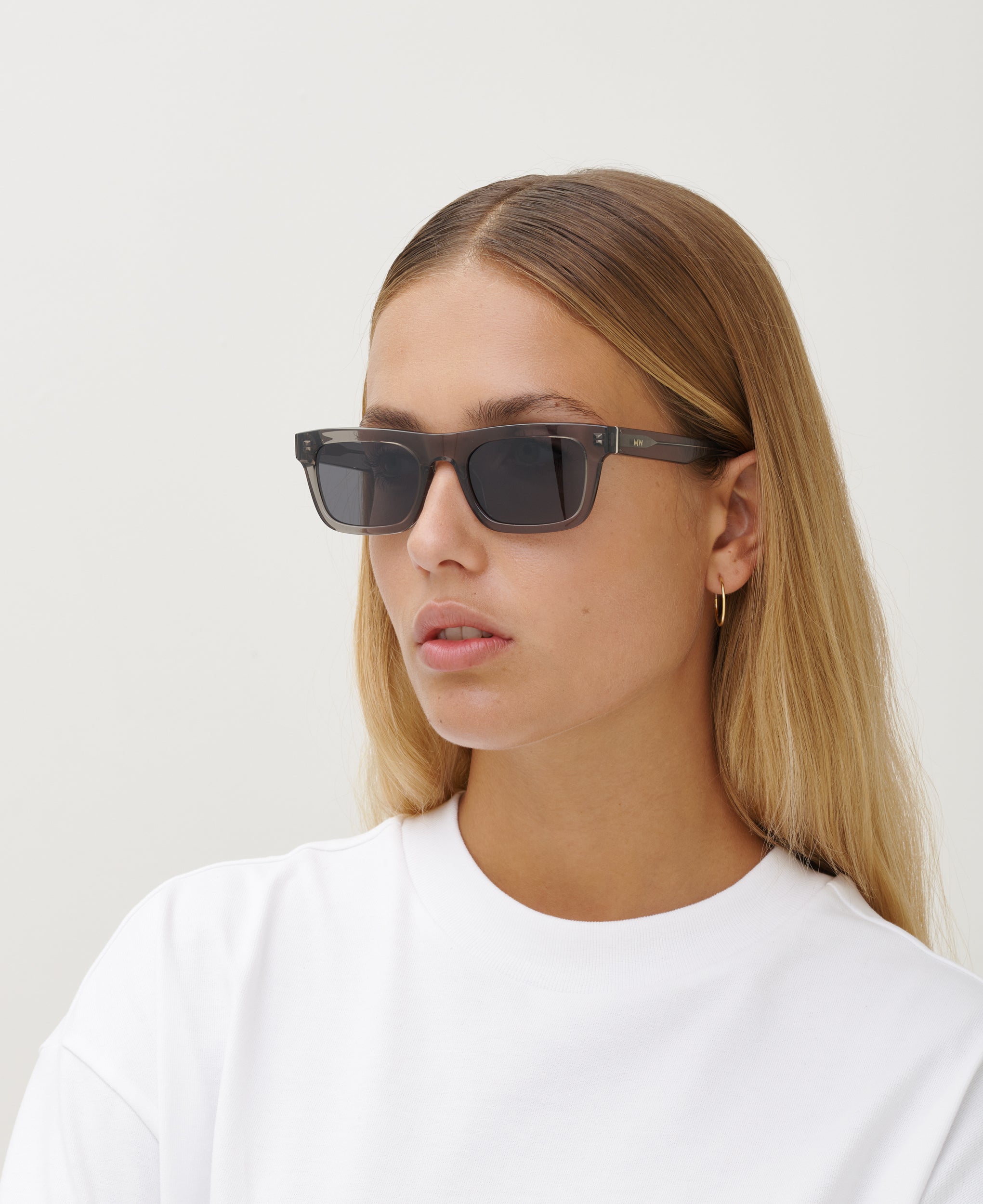 New Dylan solbrille - Grey Crystal Greey